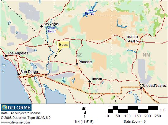 Bouse Arizona Location