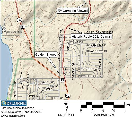 Free RV Camping Location Map