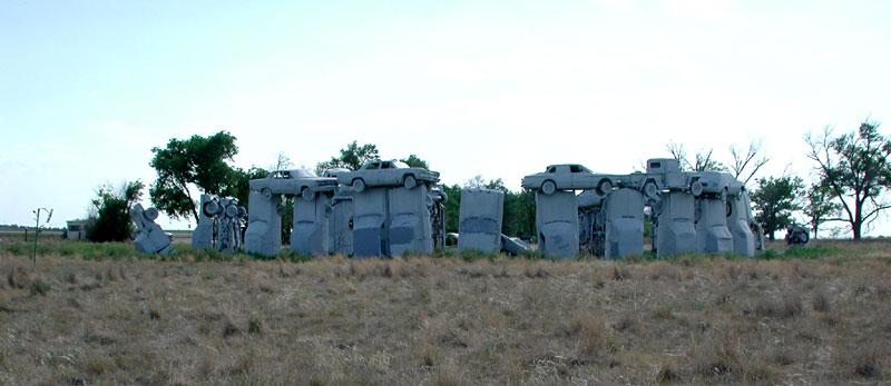 Carhenge Sculpture Near Alliance Nebraska