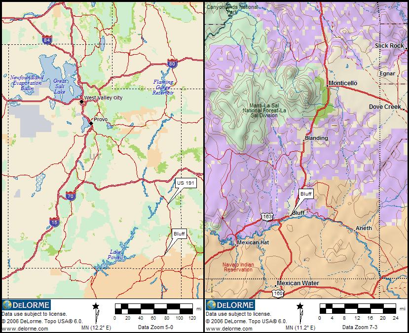 BluffLocationMap