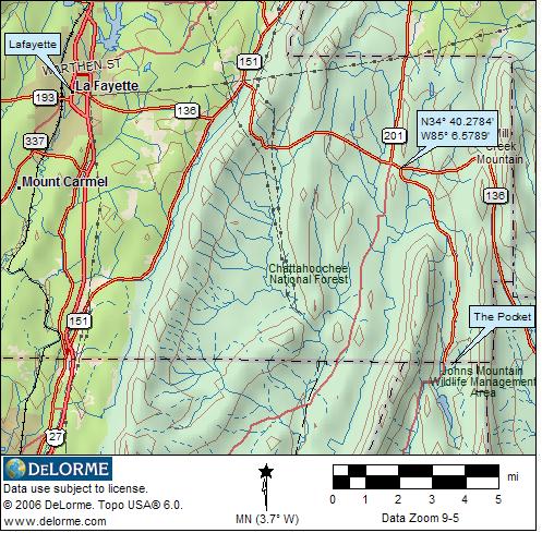 LafayetteCampRoadLocationMap