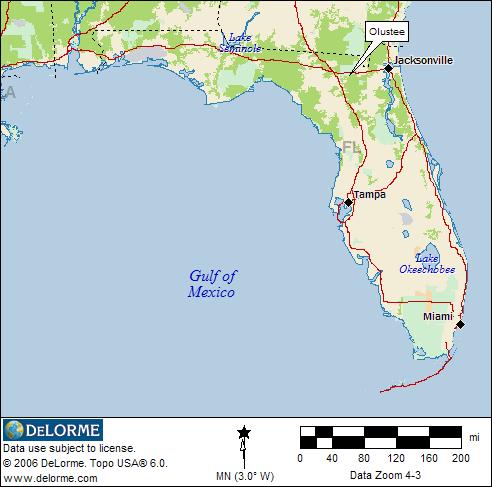 Olustee Florida RV Camping Location