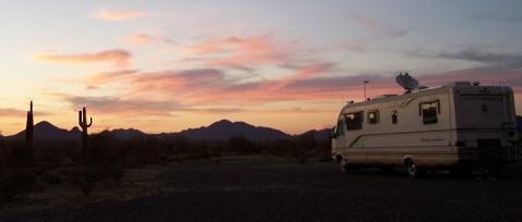 Arizona RV Camping - Desert View