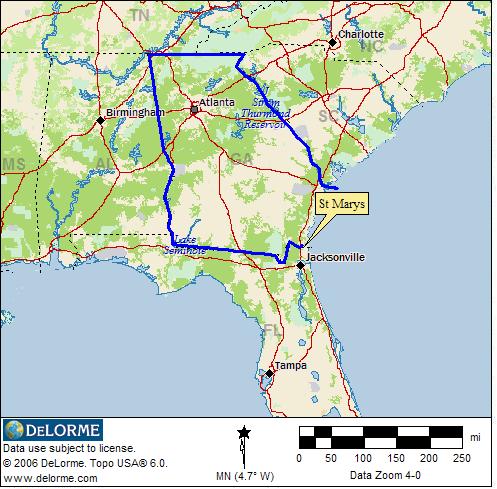 StMarysLocationMap